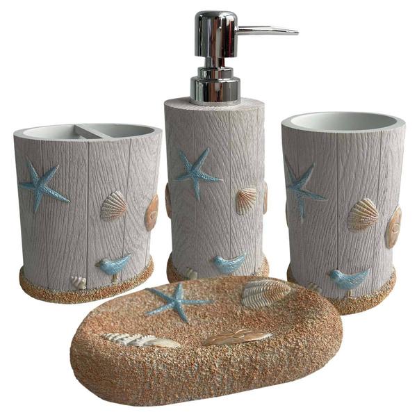 Sweet Home Collection Ocean Star 4pc. Bath Accessory Set