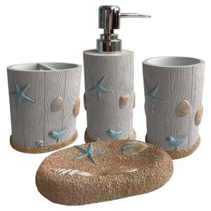 Sweet Home Collection Ocean Star 4pc. Bath Accessory Set
