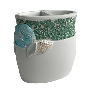 Sweet Home Collection Seascape Toothbrush Holder