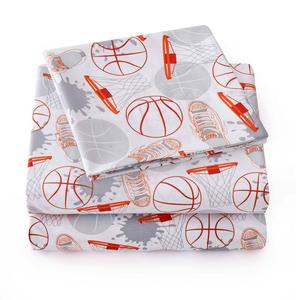 Sweet Home Collection Kids Fun & Colorful Basketball Sheet Set alternate view
