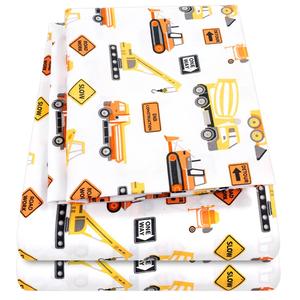 Sweet Home Collection Kids Fun & Colorful Construction Sheet Set alternate view