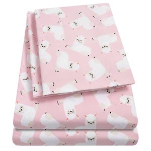 Sweet Home Collection Kids Fun & Colorful Llama Sheet Set alternate view