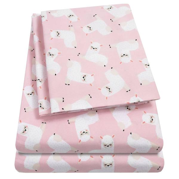 Sweet Home Collection Kids Fun & Colorful Llama Sheet Set alternate view