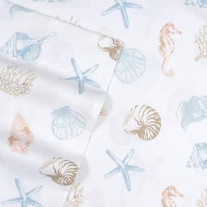 Sweet Home Collection Kids Fun & Colorful Seashells Sheet Set alternate view