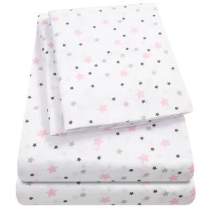 Sweet Home Collection Kids Fun & Colorful Stars Sheet Set