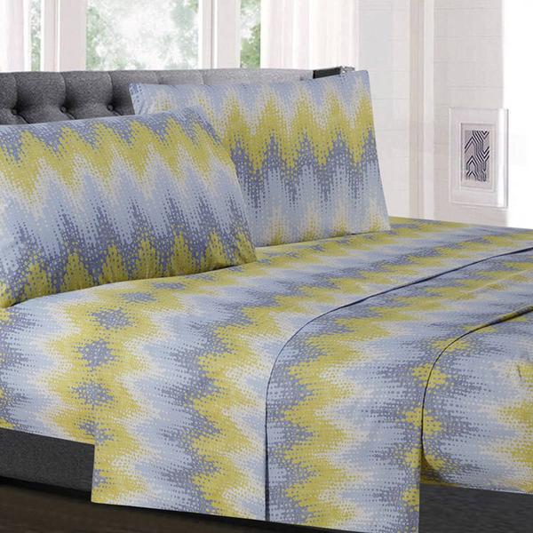 Sweet Home Collection 4pc. Malibu Microfiber Sheet Set