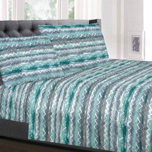 Sweet Home Collection 4pc. Summerset Microfiber Sheet Set