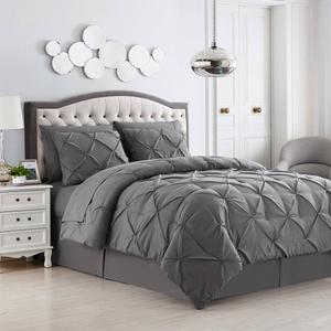 Sweet Home Collection 8pc. Pintuck All Season Bed-in-A-Bag Set