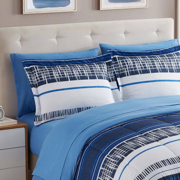 Sweet Home Collection Mediterranean 7pc. Bed in a Bag Set alternate view