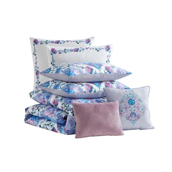 Sweet Home Collection Juliette 7pc. Floral Bed in a Bag Comforter alternate view