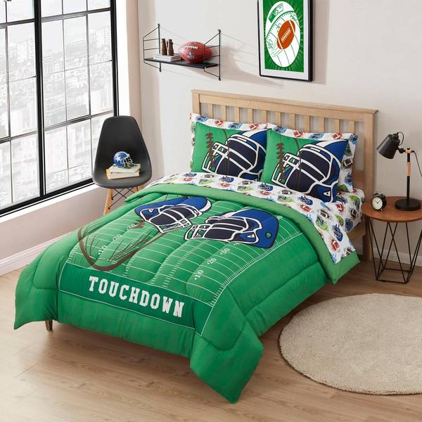 Sweet Home Collection Kids Football 7pc. Bed in a Bag Set