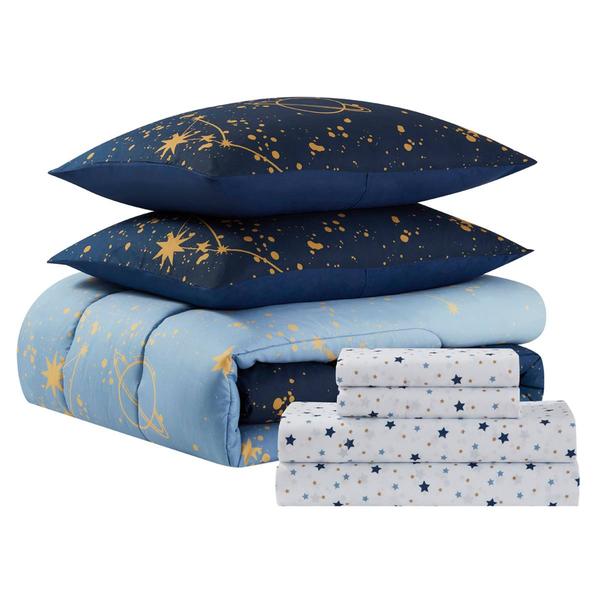 Sweet Home Collection Kids Galaxy 7pc. Bed in a Bag Set alternate view