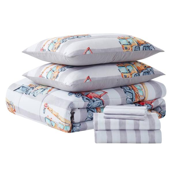 Sweet Home Collection Kids Trucks 7pc. Bed in a Bag Set alternate view