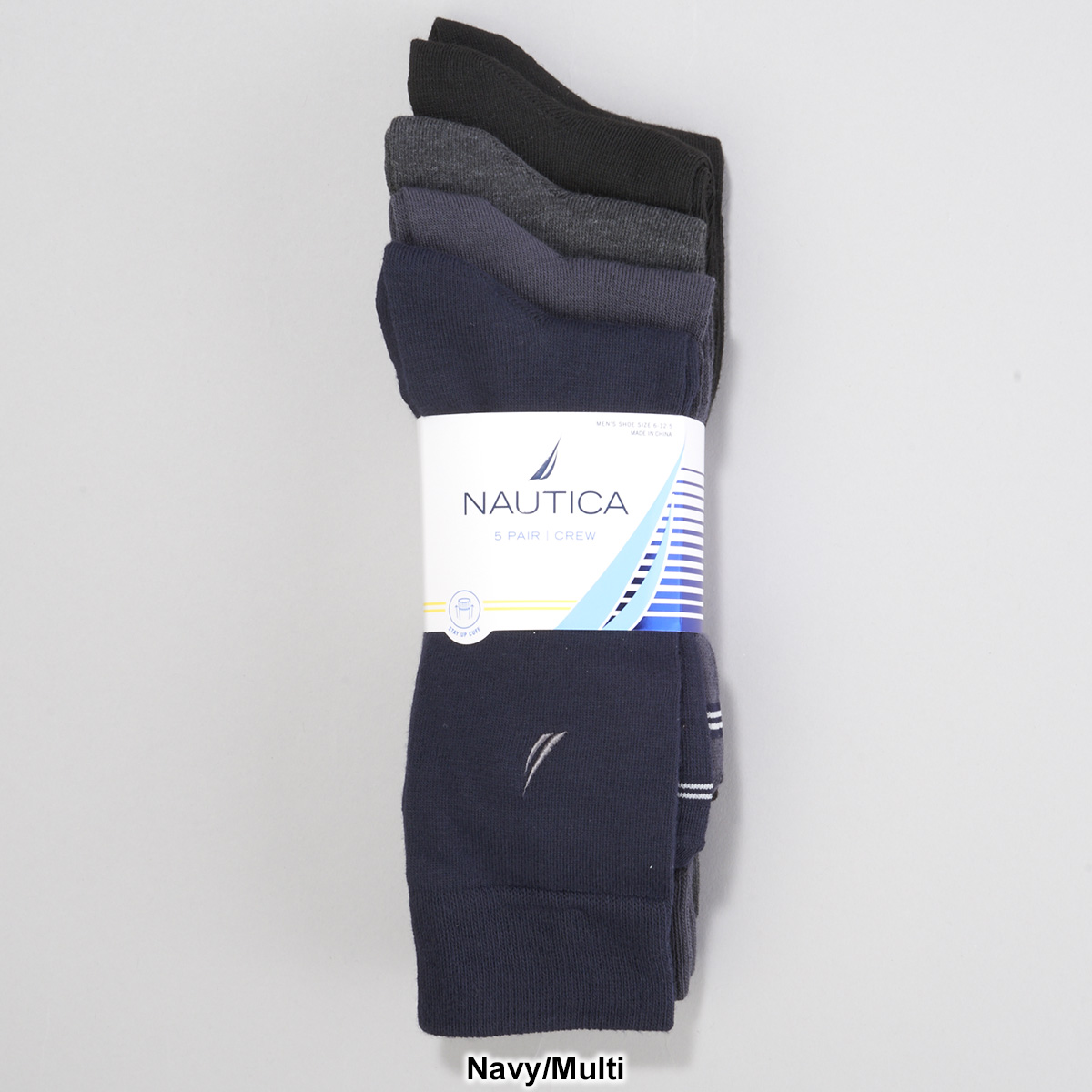 Mens Nautica 5pk. Dress Socks