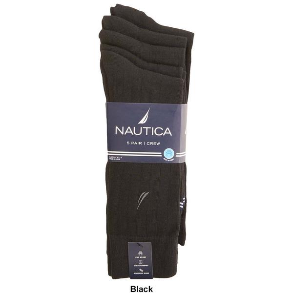 Mens Nautica(R) Embroidered Logo Solid Dress Socks alternate view