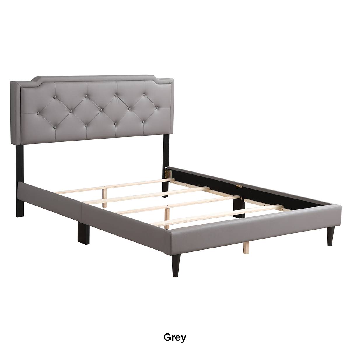 Passion Furniture Deb Adjustable Panel Bed Frame - Full
