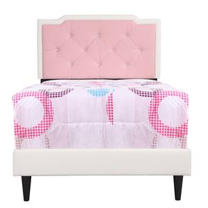 Passion Furniture Deb Jewel Tufted Panel Bed Frame - Twin alternate view
