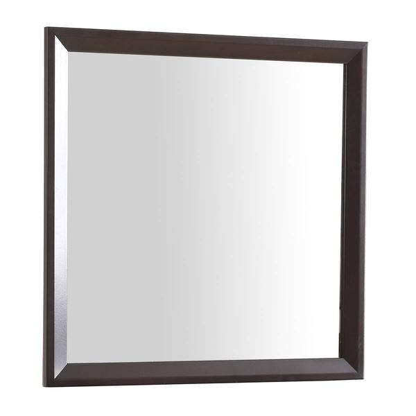 Passion Furniture Classic Square Framed Dresser Mirror - 36x36