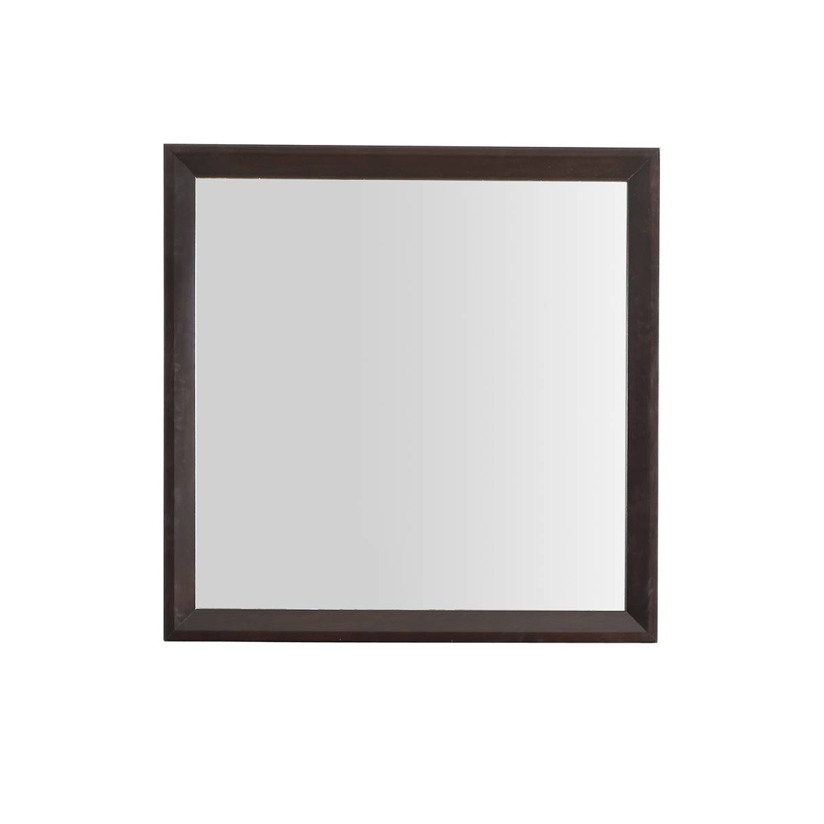 Passion Furniture Classic Square Framed Dresser Mirror - 36x36