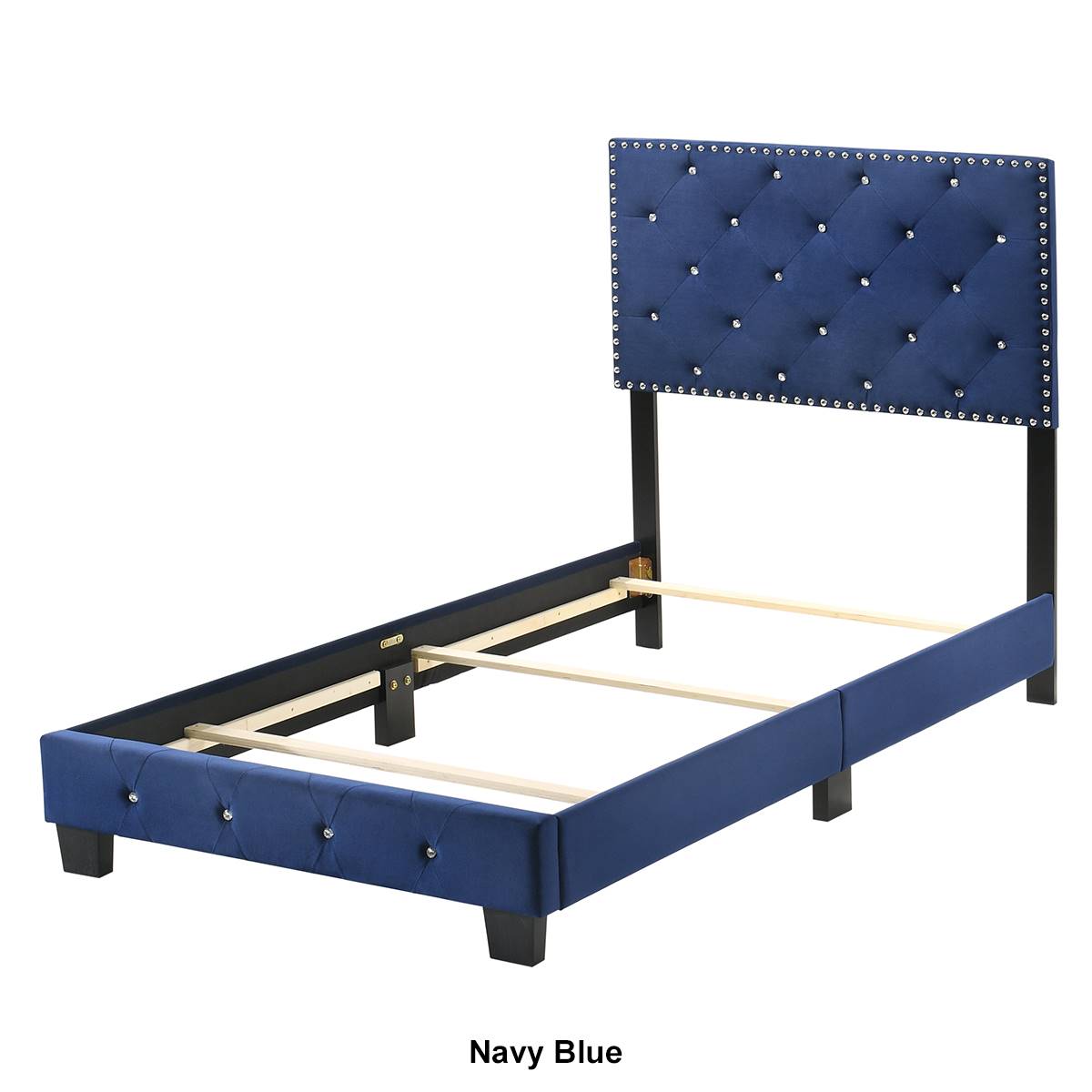 Passion Furniture Suffolk Panel Bed Frame- Twin
