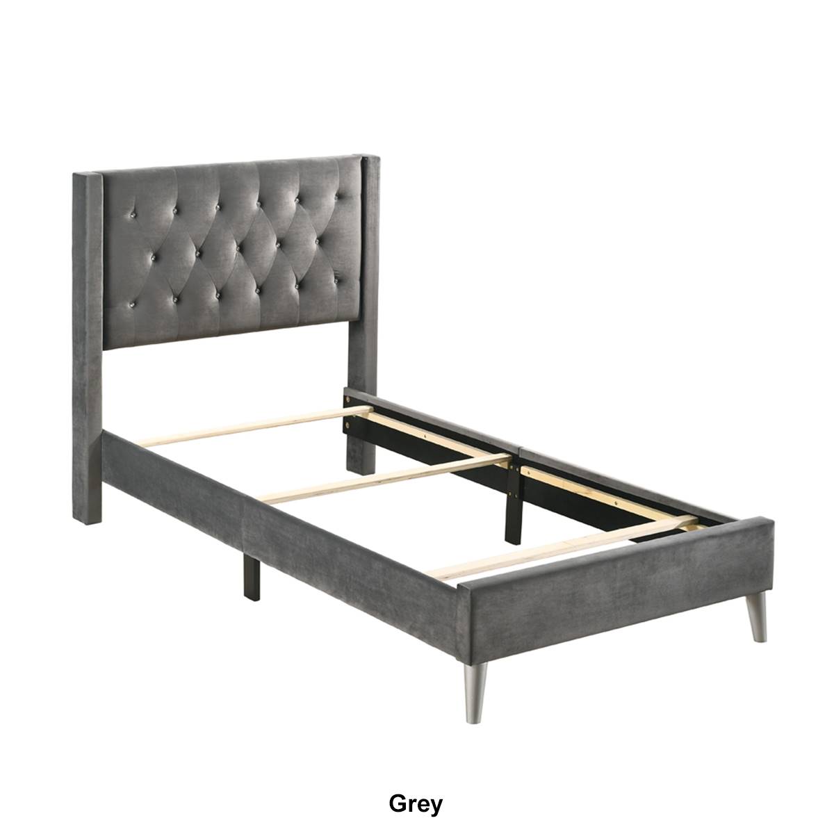 Passion Furniture Bergen Panel Bed Frame - Twin
