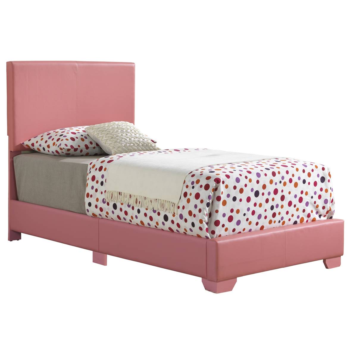 Passion Furniture Aaron Panel Bed Frame - Twin