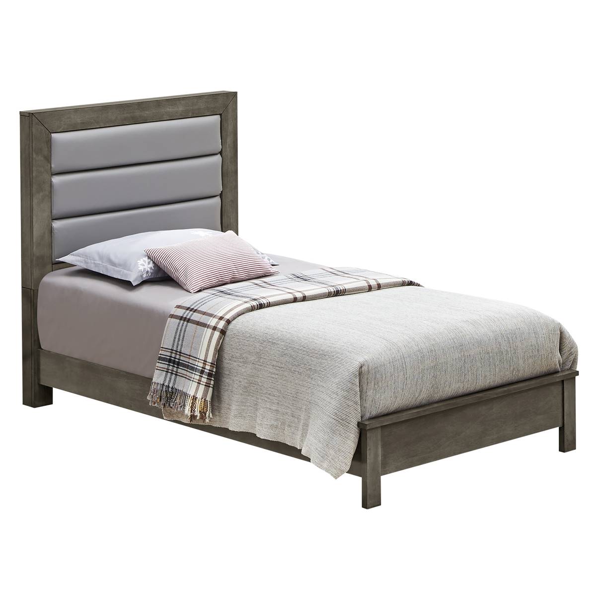 Passion Furniture Burlington Upholstered Bed Frame - Twin