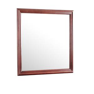 Passion Furniture Classic Square Wood Dresser Mirror - 38x38 alternate view