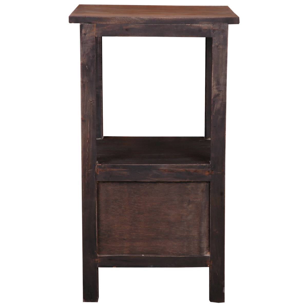 Besthom Chic Cottage End Table With 2 Drawers