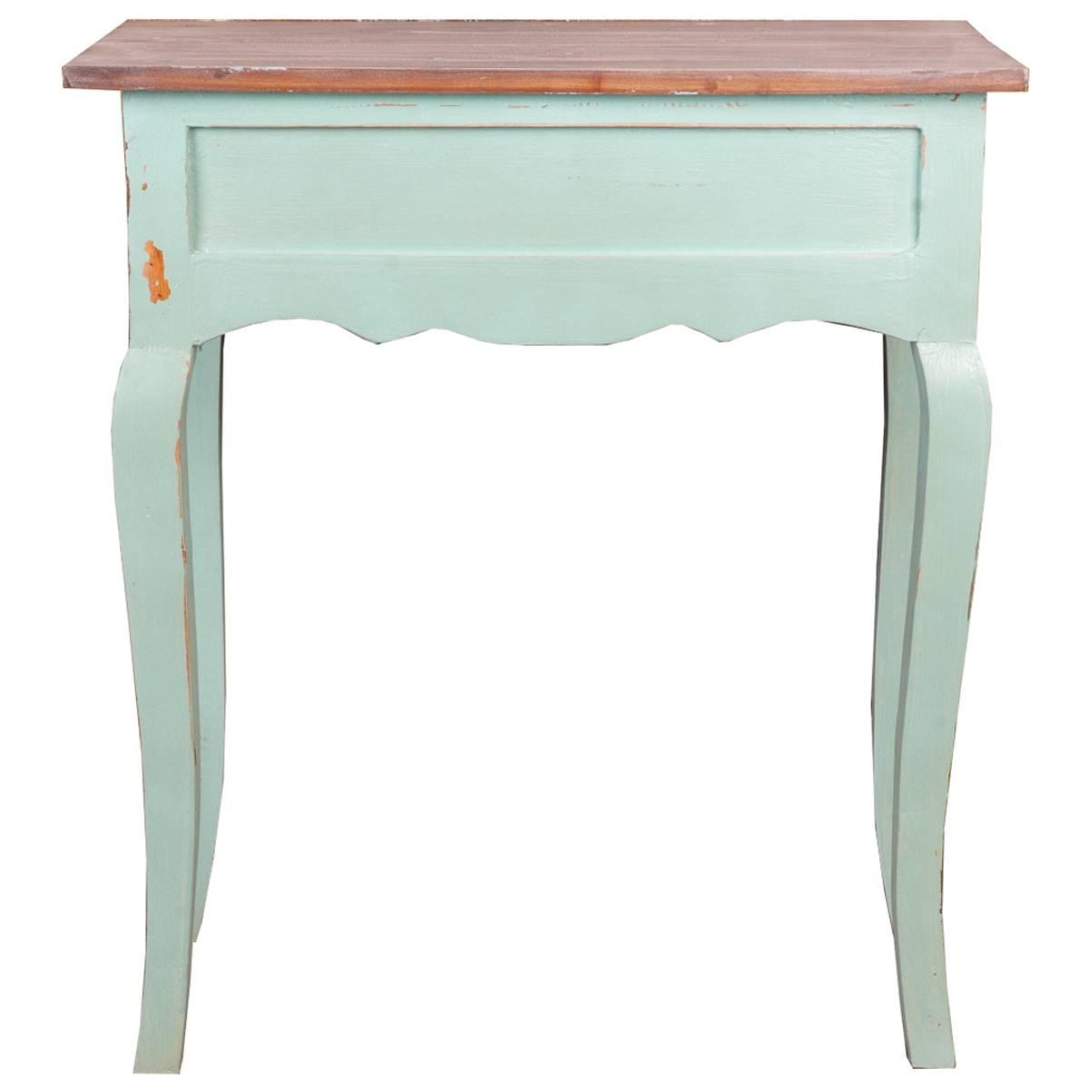 Besthom Chic Cottage Bahama Rectangular Wood End Table