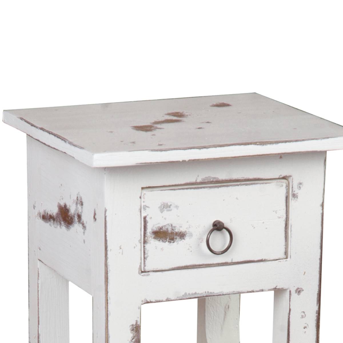 Besthom Chic Cottage End Table With 1 Drawer