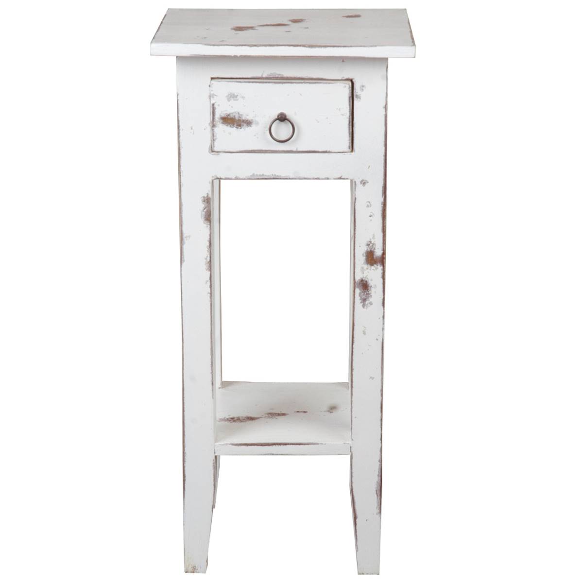 Besthom Chic Cottage End Table With 1 Drawer