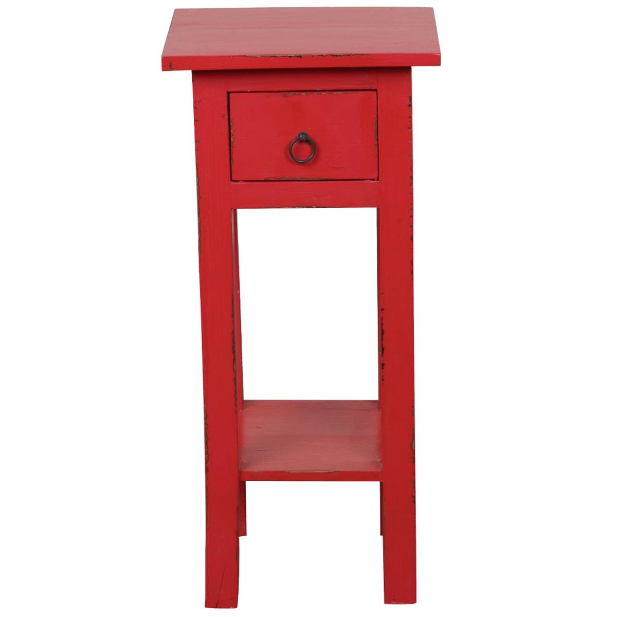 Besthom Chic Cottage End Table With 1 Drawer