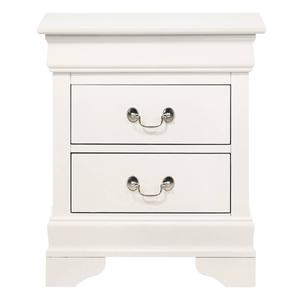Passion Furniture Louis Philippe 21in. Drawer Nightstand alternate view