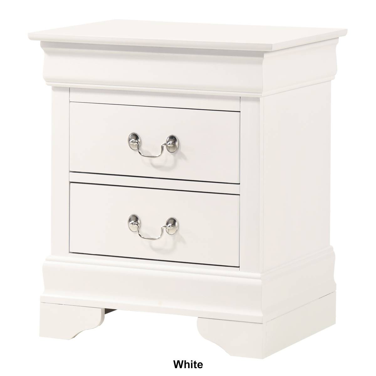 Passion Furniture Louis Philippe 21in. Drawer Nightstand