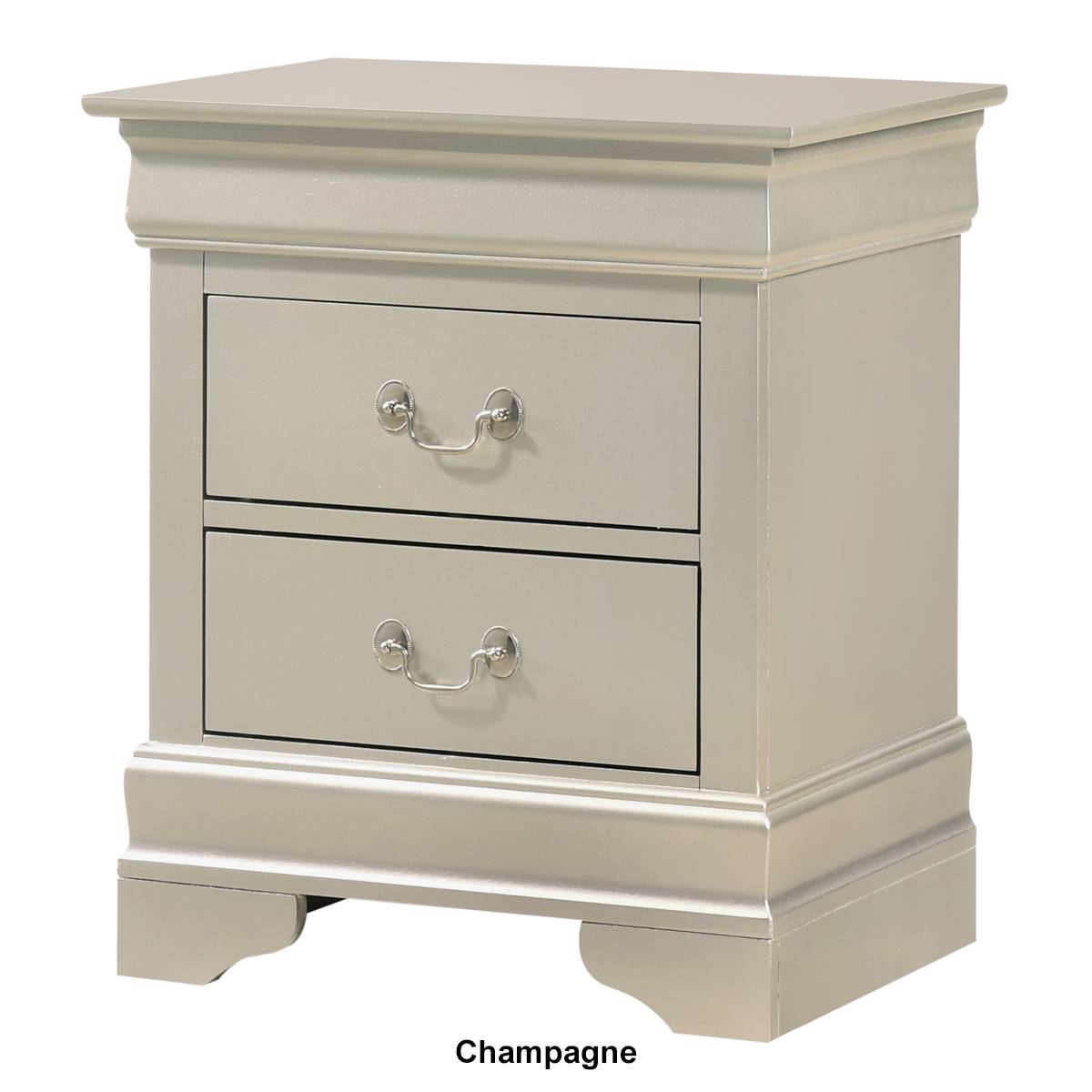 Passion Furniture Louis Philippe 21in. Drawer Nightstand