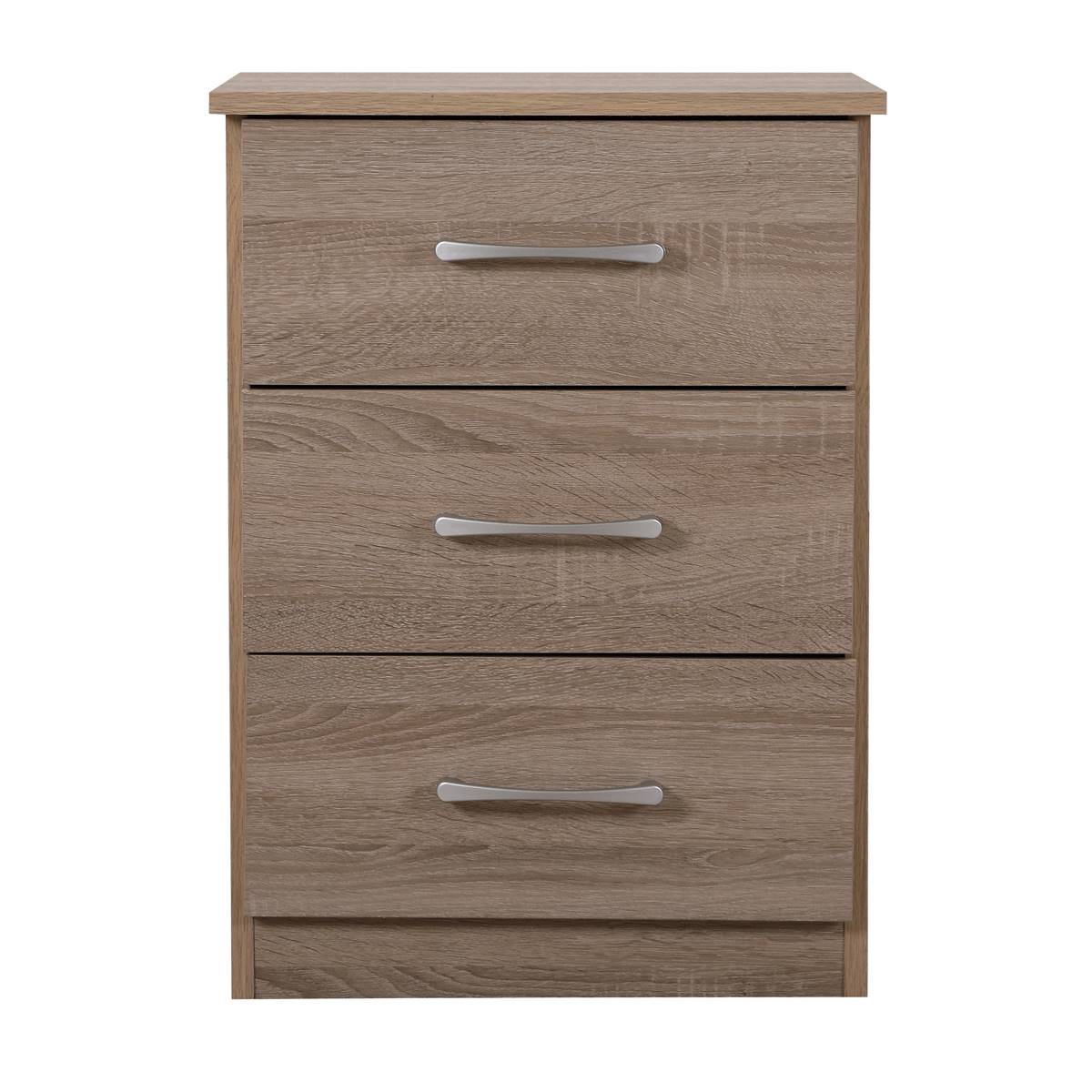 Passion Furniture Boston 3-Drawer Nightstand