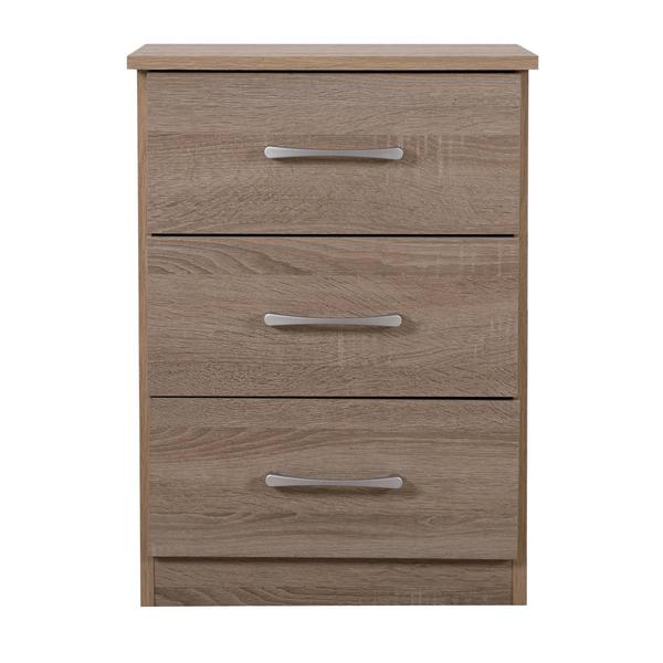 Passion Furniture Boston 3-Drawer Nightstand alternate view