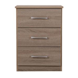 Passion Furniture Boston 3-Drawer Nightstand alternate view