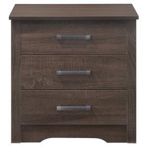Passion Furniture Hudson 3-Drawer Nightstand alternate view