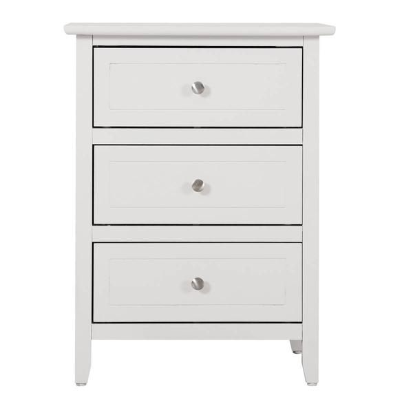 Passion Furniture Daniel 3-Drawer Nightstand alternate view
