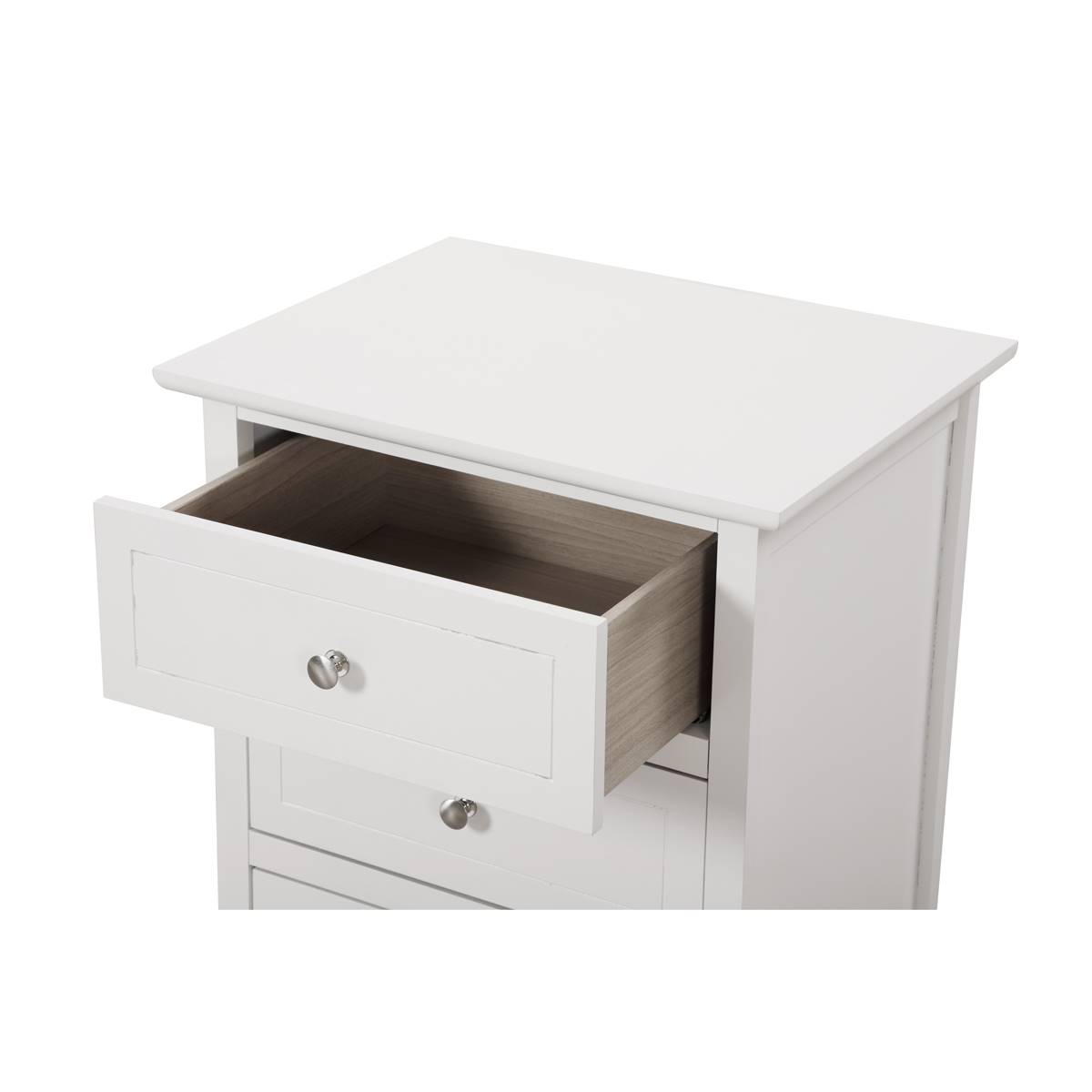 Passion Furniture Daniel 3-Drawer Nightstand