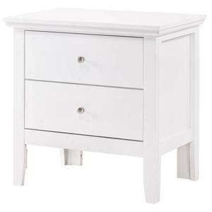 Passion Furniture Primo 2-Drawer Nightstand