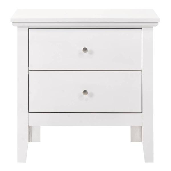 Passion Furniture Primo 2-Drawer Nightstand alternate view