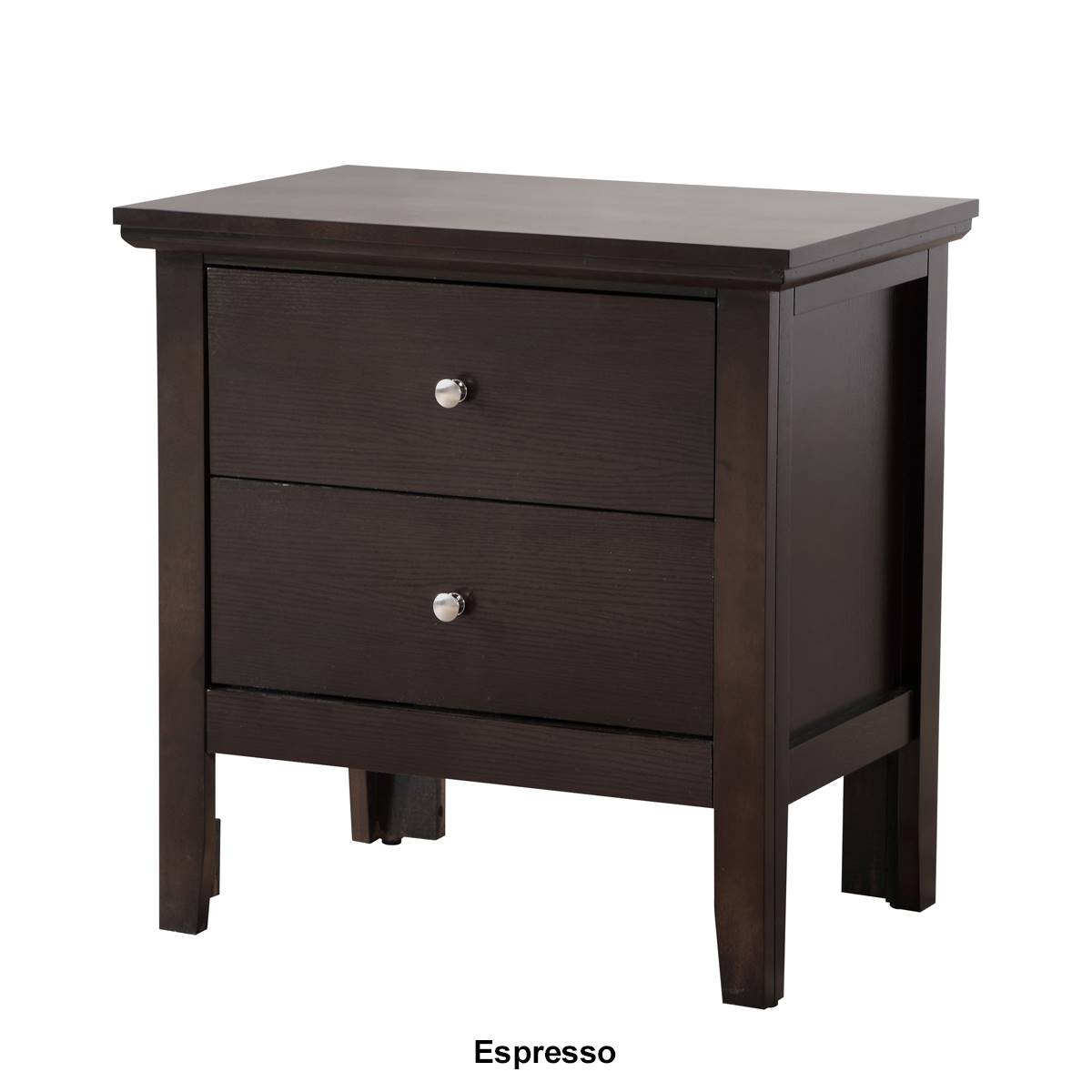 Passion Furniture Primo 2-Drawer Nightstand
