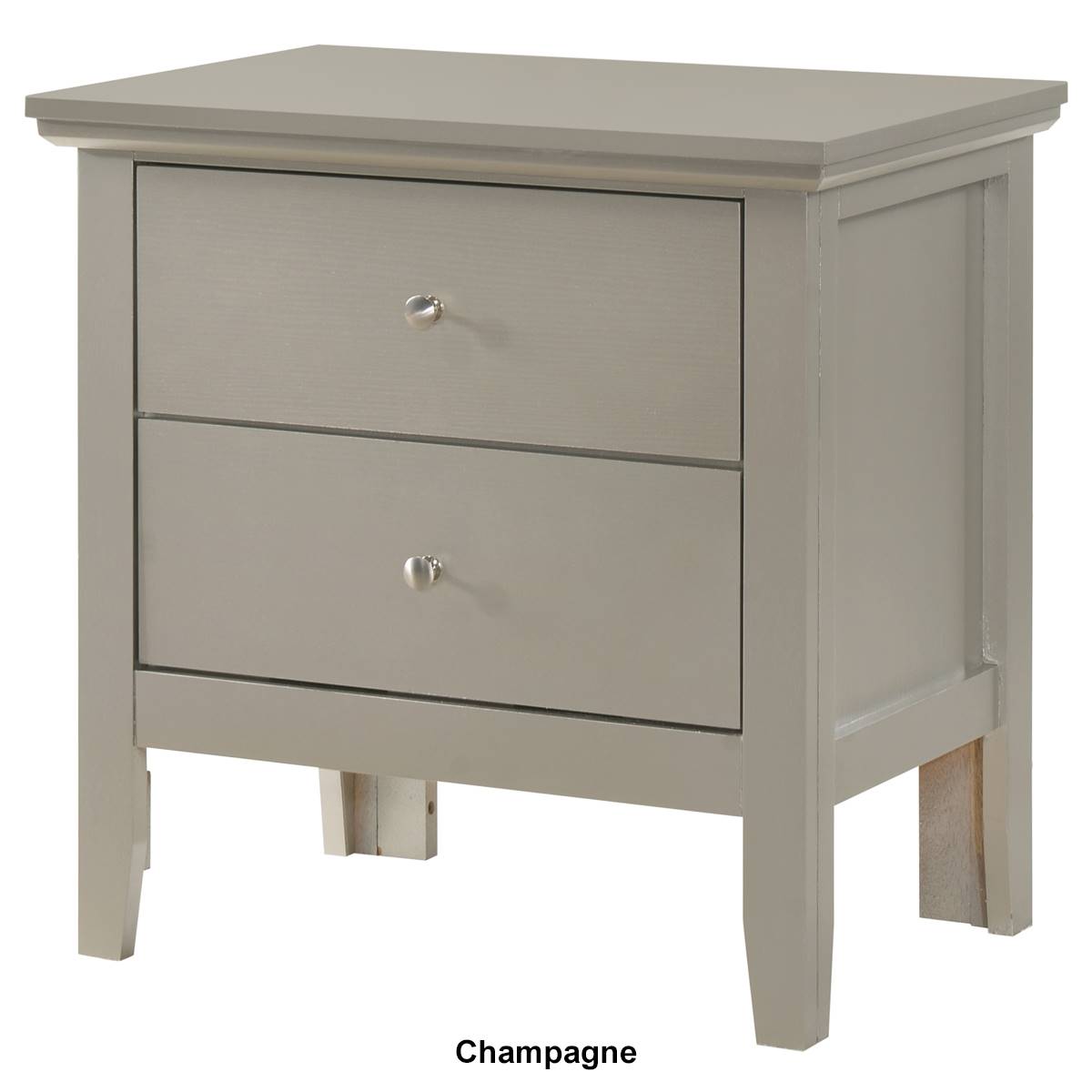 Passion Furniture Primo 2-Drawer Nightstand