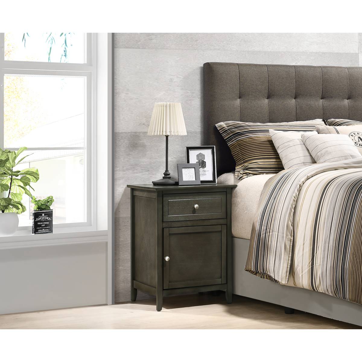 Passion Furniture Lzzy Nightstand