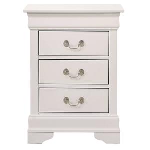 Passion Furniture Louis Philippe 3-Drawer Nightstand alternate view