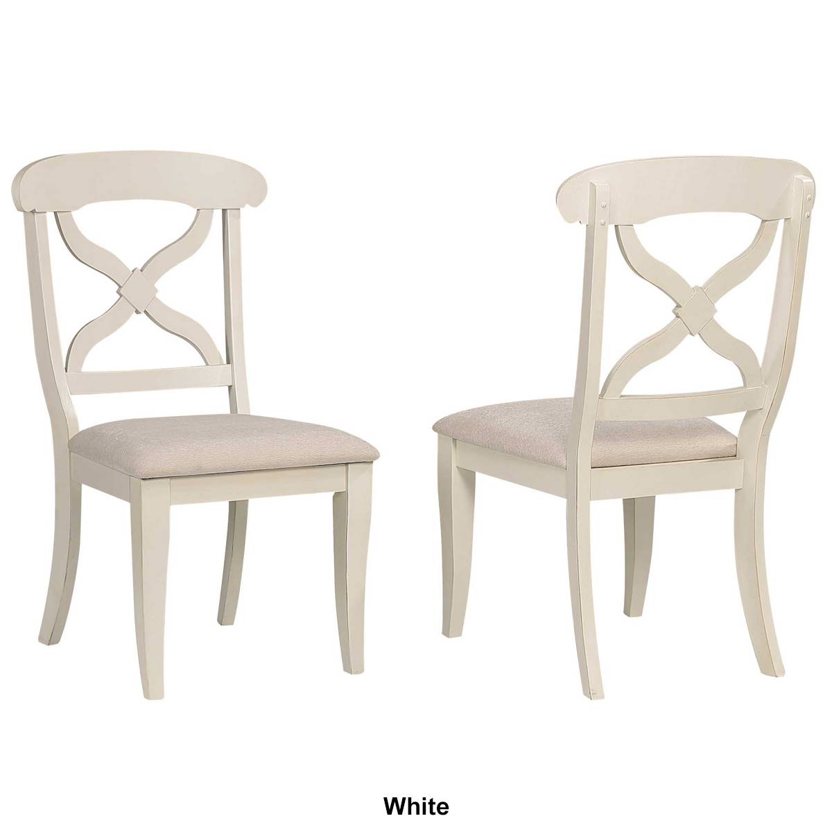 Besthom Andrews Distressed Upholstered Side Chairs - Set Of 2
