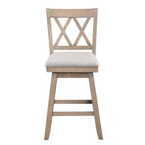 Home 2 Office 37.5in. Double Cross Back Bar Stool alternate view